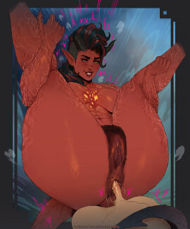 1boy 1girls anal anal_juice anal_sex anonymous_male anus anus_focus anus_hair ass baldur's_gate baldur's_gate_3 breasts bubble_ass bubble_butt bushy_pubes donut_anus fat_ass female female_pubic_hair flexible fucked_senseless fucked_silly hairy hairy_anus hairy_ass hairy_pussy karlach legs_apart legs_up long_labia male male_penetrating_female medium_breasts penis penis_in_ass pussy pussy_lips redpandawaifu sex size_difference size_play small_penis small_penis_adoration small_penis_appreciation spread_legs thick_ass thick_thighs thrusting_into_ass