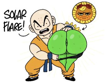 1boy 1girls anus ass ass_focus bald big_ass big_butt bubble_butt cheating cheating_boyfriend cheating_male crossover dragon_ball dragon_ball_(series) dragon_ball_z dumptruck_ass eastern_and_western_character electronic_arts enormous_ass fat_ass fat_butt female flower funny gigantic_ass huge_ass huge_butt infidelity krillin kuririn looking_at_viewer male mature mature_body mature_figure mature_woman milf mommy netorare ntr plants_vs_zombies plants_vs_zombies:_heroes popcap popcap_games pussy pvz_heroes round_ass shounen_jump shueisha shueisha_inc. solar_flare_(pvz) sunflower_(pvz) talking_to_viewer text theslashfive thick thick_ass thick_butt thick_thighs thighs toei_animation toei_company voluptuous voluptuous_female weekly_shonen_jump weekly_shounen_jump wide_hips