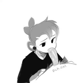 2d animated animated_gif blowjob cum cum_inside deepthroat ear_piercing fellatio femboy gif large_penis loop male mob_face no_sound oral oral_sex pants_down penis tagme video yuurikin