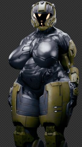 3d 3d_(artwork) big_breasts breasts female female_spartan_(halo) halo_(game) halo_(series) silent_sfm spartan_(halo) tagme