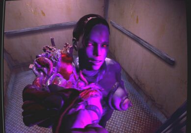 1girls 3d brainwashed breasts camera_view corrupted corruption elevator enemy_conversion female glowing_eyes heels infected mind_control mutation nude nude_female pussy reivoxel resident_evil sheva_alomar smug smug_expression solo tentacle tentacle_in_pussy tentacle_on_breast tentacle_on_neck tentacle_on_nipple tentacle_penetration zombification