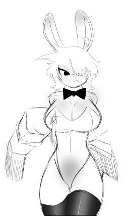 1girls advisor_(doomspire_defense) artist_request blocky_arms breasts bunny_ears cleavage doomspire_defense female genderswap genderswap_(mtf) roblox roblox_game robloxian rule_63 source_request stockings tagme thighs