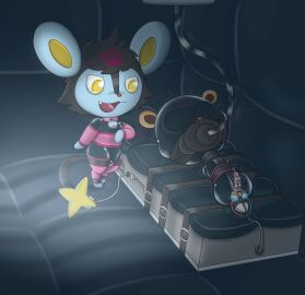 absurd_res bondage bound charlx charly-sparks chastity_cage chastity_device chespin clothing corruption duo electrostimulation force_feeding gag gagged generation_4_pokemon generation_6_pokemon harness hi_res humanoid hypnosis jewelpet latex latex_clothing latex_skinsuit luxio male male/male mind_control muzzle_(object) muzzled nintendo padded_room pokemon pokemon_(species) prisoner sanrio sega_fave skinsuit tight_clothing