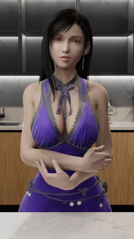 1girls 3d 3d_(artwork) 3d_render big_breasts breasts cleavage dress female final_fantasy final_fantasy_vii looking_at_viewer nebsora3d self_upload sexy tifa_lockhart tifa_lockhart's_refined_dress tifa_lockhart_(refined_dress)