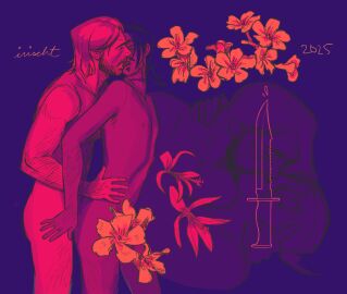 2boys arthur_morgan censored digital_drawing_(artwork) digital_media_(artwork) gay gay_male gay_sex holding_waist implied_penetration implied_sex irischt javier_escuella kissing kissing_while_penetrated male male_only no_ai red_dead_redemption_(series) red_dead_redemption_2 standing standing_sex tagme