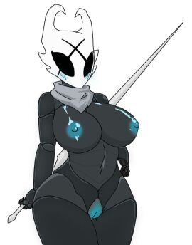 breasts female ghostec hollow_knight large_breasts nude oc tagme