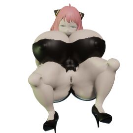 1girls 3d 3d_model 3d_render adult adult_female age_difference aged_up anya_forger ass big_ass big_breasts big_butt big_muscles big_nipples big_thighs blender_eevee breasts dress dress_up dressed exposed_anus exposed_pussy female female_only huge_ass huge_breasts huge_butt huge_nipples huge_thighs hyper_breasts muscles no_bra pose posing pussy ruvgaming smug smug_expression smug_eyes smug_face smug_grin smug_smile solo spy_x_family squatting transparent_background vagina