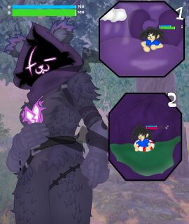 belly deviantart deviantart_username female fortnite fortnite:_battle_royale giant giantess goth goth_girl macro macrosuperfan micro raven_team_leader vore