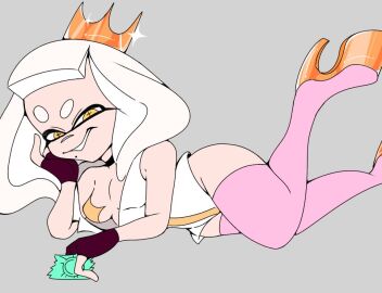 +_+ 1girls ass balls beauty_mark big_eyelashes big_forehead breasts cephalopod cephalopod_humanoid choker circle_eyebrows condom condom_pack condom_packet condom_wrapper cream_hair crown domino_mask eyelashes female female_focus female_only forehead gold_crown gold_eyes grey_background grin grinning grinning_at_viewer heels high_heels holding_condom holding_object inkling inkling_girl inner_sideboob large_forehead leather_gloves leotard light-skinned_female light_gray_background light_skin looking_at_viewer lying lying_down lying_on_side male mask_(marking) mizykissu mole mole_under_mouth mollusk mollusk_humanoid nintendo nintendo_switch one_leg_bent one_leg_on_ground one_leg_raised one_leg_up open_clothes orange_heels pale-skinned_female pale_skin pasties pearl_(splatoon) petite petite_breasts petite_female platform_heels pseudo_hair resting resting_arm short_hair simple_background sleeveless small_breasts small_waist smiling smiling_at_viewer smug smug_expression smug_face smug_grin smug_smile splatoon splatoon_(series) splatoon_2 splatoon_3 squid symbol-shaped_pupils tentacle tentacle_hair testicles thick_ass thick_eyebrows thick_thighs thighhighs video_game video_game_character video_games white_hair white_skin yellow_eyes