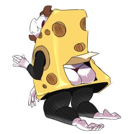 1girls 2020s 4_toes 5_fingers ass ass_focus ass_window big_eyes brown_hair candy_girl cheese cheese_suit cute cute_face feet female funny gummy_creature happylikeawall happylikeawall_(artist) light-skinned_female light_skin living_candy looking_at_viewer looking_back looking_back_at_viewer maroon_panties monochromatic_skin oc on_knees original_character pale-skinned_female pale_skin pale_skinned purple_eyes self_insert silly smile smiling_at_viewer thighs toes toony youtube youtube_avatar youtuber youtuber_girl