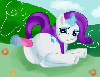 animated equid equine female feral friendship_is_magic genitals hasbro horn horse male mammal miniraaaa_artist my_little_pony mythological_creature mythological_equine mythology penis pony pussy rarity_(mlp) sex solo unicorn