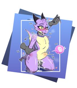 anthro bodily_fluids breasts collar cum cum_drip cum_in_pussy cum_inside disembodied_hand disembodied_penis dripping duo f_5ve featureless_breasts female female_penetrated genital_fluids genitals heart_symbol hi_res impregnation kobold leash looking_pleasured male male/female male_penetrating male_penetrating_female nude penetration penile penile_penetration penis penis_in_pussy pussy reptile scalie sex simple_background solo_focus surprise sweat sweatdrop tongue vaginal_penetration