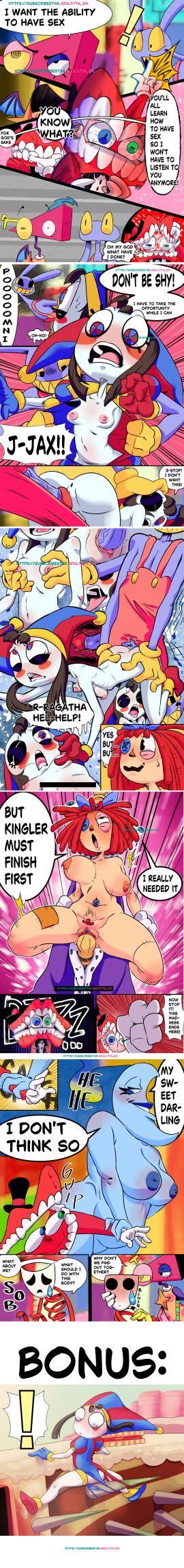 big_breasts caine_(tadc) caine_(the_amazing_digital_circus) comic gangle_(tadc) gangle_(the_amazing_digital_circus) glitch_productions jax_(tadc) jax_(the_amazing_digital_circus) kingler moon pale_skin pomni pomni_(tadc) pomni_(the_amazing_digital_circus) rabbit_boy ragatha ragatha_(the_amazing_digital_circus) small_breasts ta_da the_amazing_digital_circus vaginal_penetration violet_skin zooble_(tadc) zooble_(the_amazing_digital_circus)