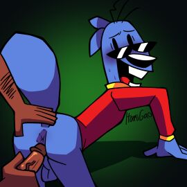 2024 2boys 4kstore anal anal_sex anthro ass backsack balls ballsack beaver blue_fur blush bottomless buck_teeth cartoony cel_shading dark-skinned_male dark_skin doggy_style frown furry gay gay_sex gradient_background hairy_arms hand_on_ass hand_on_butt hand_on_penis human_on_anthro interspecies itamigao male male/male male_only male_penetrated male_penetrating open_mouth penis pov self_upload signature simple_background sweat sweater sweating tail toony turtleneck turtleneck_sweater unseen_male_face yaoi