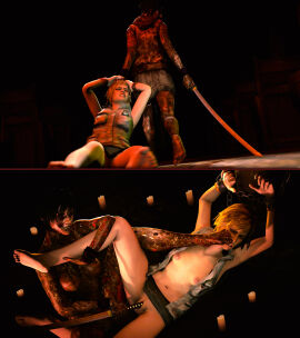 2girls 2koma 3d alessa_gillespie barefoot belly belly_button blonde_hair breasts burned_skin candles captured_heroine chained chained_up chained_wrists clothed_female_nude_female defeat_sex defeated defeated_heroine dominant_female doppelganger dragged_away dragging feet female female_only foot_domination foot_fetish foot_on_face heather_mason insertion katana konami lesbian_domination lesbian_rape lezdom memory_of_alessa mktrreekky monster navel nipples nude nude_female nude_female_clothed_female open_clothes open_vest pulled_by_another pulled_by_self pulling_hair restrained ritual ritual_sex self_rape selfcest silent_hill silent_hill_3 skirt skirt_lift sole_female soles source_filmmaker stomach submissive_female teenage_female teenager toes undead undead_female weapon weapon_penetration yuri yuri_rape zombie