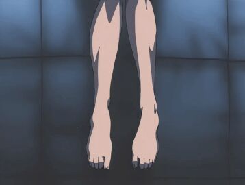 00s 1girls 2001 animated bible_black bible_black_night_of_the_walpulgiss blonde_hair blush breasts closed_eyes curse curse_doll drill_hair drill_sidelocks female gym_mattress large_breasts long_hair lying navel nipples nude on_back pubic_hair shiraki_rika sidelocks solo tagme