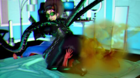 1boy 1girls 3d 3d_model ass ass_grab ass_smothering ass_worship big_ass big_butt brown_hair bubble_ass bubble_butt couple doctor_octopus face_in_ass facesitting fart fart_cloud fart_fetish farting_in_face fartkami female female_facesitting_male female_on_top goggles green-tinted_eyewear headband huge_ass male marvel marvel_comics mature_female older_dom_younger_sub olivia_octavius peter_parker smirk spider-man spider-man:_across_the_spider-verse spider-man:_into_the_spider-verse spider-man_(series) superhero supervillainess tinted_eyewear