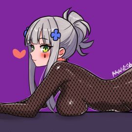 cute full_body_pantyhose girls'_frontline girls'_frontline_2:_exilium hk416_(girls'_frontline) klukai_(girls'_frontline_2) papacat_(artist)