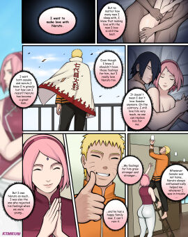 1girls 4boys ass before_and_after big_ass black_hair blonde_hair blush boruto:_naruto_next_generations breasts canon_couple cape cheating cheating_wife cheating_with_friend commentary cucked_by_bestfriend cucked_by_friend cuckold cuddling dialogue dress english_text faceless_male female friends friends_with_benefits husband_and_wife implied_cheating implied_sex infidelity jacket kimkun0162 male milf mmf_threesome multiple_boys multiple_males naruto naruto_(series) netorare ntr pants pink_hair sakura_haruno sandwich_position sandwiched sasucuck sasuke_uchiha smile speech_bubble story thick_ass threesome thumbs_up unsatisfied uzumaki_naruto