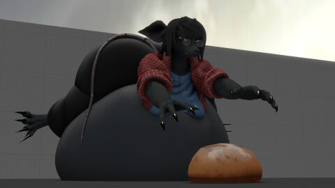 ass bbw big_ass big_breasts breasts bubble_ass bubble_butt female furry huge_ass huge_breasts kingofthekabuto overweight queenofthekabuto tagme thick_thighs weight_gain wide_hips