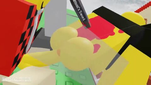 2boys badplusactor blood_on_chest devesto die_of_death_(roblox) mequot sword tagme video