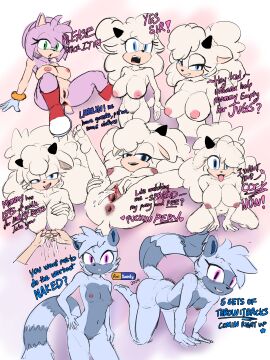 absurd_res amy_rose anitwenty anthro anus areola ass big_areola big_ass big_breasts big_butt big_nipples bodily_fluids bovid breast_milking breasts caprine clitoris dirty_talk ejaculation eulipotyphlan female flat_chested front_view genital_fluids genitals hedgehog hi_res idw_publishing kneeling lactating lactation lanolin_the_sheep large_breasts lemur mammal medium_breasts milk nipple_fetish nipple_pinch nipple_play nipples nude peeing pinch presenting presenting_anus presenting_hindquarters primate pussy pussy_ejaculation sega sheep small_breasts solo sonic_(series) sonic_the_hedgehog_(comics) sonic_the_hedgehog_(idw) sonic_the_hedgehog_(series) spread_legs spread_pussy spreading strepsirrhine tangle_the_lemur urethra vaginal_fluids