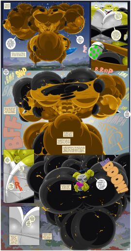 abs absurd_res anthro balls balls_expansion balls_growth balls_growth_(enlargement) big_balls big_bulge big_muscles big_pecs big_penis black_claws blue_body blue_scales body_growth body_growth_(enlargement) bodysuit bulge claws clothing dna_(dnapalmhead) dnapalmhead dragon duo expansion genital_expansion genital_growth genital_growth_(enlargement) genitals growth hi_res huge_balls huge_bulge huge_cock huge_muscles huge_pecs huge_thighs hyper hyper_balls hyper_bulge hyper_genitalia hyper_muscles hyper_pecs hyper_penis lizard long_tail macro male multicolored_body multicolored_scales muscle_growth muscles muscular muscular_anthro muscular_arms muscular_legs muscular_male muscular_thighs mythological_creature mythological_scalie mythology pecs penis penis_expansion penis_growth penis_growth_(enlargement) penis_penis reptile scales scalie size_transformation skinsuit spiked_tail spikes spikes_(anatomy) suit tail thick_thighs tight_clothing torn_clothing transformation white_body white_scales yellow_body yellow_scales