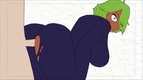 animated big_ass big_breasts breasts captstamps female heart-shaped_pupils oc original