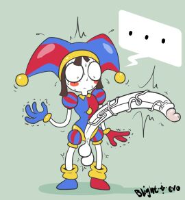 ... 1futa artist_name artist_signature balls blightstar brown_hair clothed clothing erection female futa_only futanari gloves humanoid humanoid_penis hyper_penis intersex jester jester_costume jester_hat jester_outfit mostly_clothed penis pomni pomni_(the_amazing_digital_circus) shaking shocked shocked_expression shocked_eyes shocked_female shoes solo solo_futa speech_bubble standing sweat sweatdrop sweating the_amazing_digital_circus twitching veiny_penis very_long_penis white-skinned_futa white_skin white_skinned_female