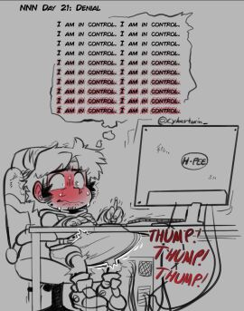 beard beard_stubble big_penis blush blushed_face blushing blushing_male blushing_profusely cybertoxin denial drawing drawing_pen drawing_tablet english english_dialogue english_text erect_penis erection erection_under_clothes erection_under_clothing fully_clothed fully_clothed_male heartbeat huge_cock male male_focus male_only monochrome monochrome_background monochrome_characters no_nut_november oc original_character original_characters page_21 penis sitting sitting_on_chair solo solo_focus solo_male speech_bubble speech_bubbles sweat sweatdrop throbbing throbbing_penis toon_ethan_(cybertoxin)