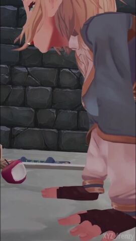 ahe_gao ass ass_slap cum_in_pussy doggy_style drooling licking link link_(breath_of_the_wild) moaning pussy tagme video zelda_(breath_of_the_wild)