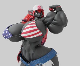 big_breasts breasts cleavage female furry huge_breasts muscular muscular_female oleanderin pokemon pokemon_(species) tagme thick_thighs wide_hips zoroark zoroark_(bom39)