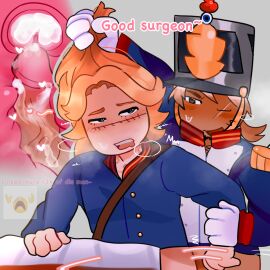 blonde_hair blush creampie cuntboy drooling from_behind guts_&_blackpowder guts_and_blackpowder intersex oc pulling_hair roblox roblox_game robloxian self_upload sex surgeonslut tagme x-ray