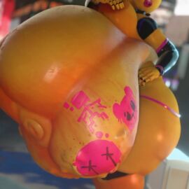 animated chica_(fnaf) digestion digestion_noises same_size_vore tagme toy_chica_(fnaf) video vore