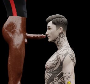 black_body dick epic_games fortnite fortnite:_battle_royale gay male marvel marvel_comics midas_(fortnite) midsummer_midas miles_morales miles_morales_(spider-verse) only_male penis sex spider-man:_into_the_spider-verse tattoo white_body