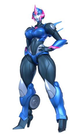 1girls 3d 3d_(artwork) arcee arcee_(prime) arcee_(prime)_(trawert) big_breasts blue_eyes blue_lipstick blue_panties breasts female hand_on_hip high_heels high_resolution highres insignia panties robot robot_girl robot_humanoid solo solo_female thick_thighs transformers transformers_prime trawert