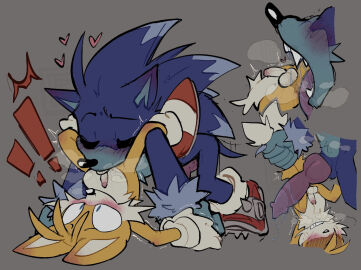 2_tails 2boys age_difference all_fours anal animal_genitalia animal_penis anthro anthro_on_anthro anus balls canid canine cub duncanscocc erection fox gay male male_cub male_only mammal miles_tails_prower penis rimming sega sonic_(series) sonic_the_hedgehog sonic_the_werehog sonic_unleashed tagme tails_the_fox werehog yaoi