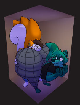 ass big_ass bubble_ass bubble_butt furry huge_ass tagme tanookers thick_thighs wide_hips