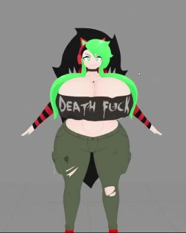 big_breasts breasts cleavage female huge_breasts tagme theycallhimcake thick_thighs valerie_kane video wide_hips