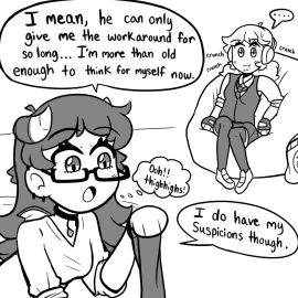 2d akira_(ikeychain) comic_panel female ikeychain natalie_(ikeychain) original original_character tagme trans_woman transfem