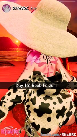 big_ass big_breasts big_butt bikini bikini_top dirty_talk glasses high_quality high_resolution pink_eyes pink_hair plot ritavrc sensual tagme tattoo titjob twitter video vrchat vrchat_avatar