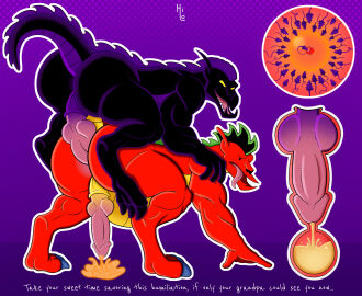 2024 all_fours american_dragon:_jake_long anal anal_sex animal_genitalia animal_penis anthro artist_name ass big_penis black_body black_hair black_nose black_scales black_tail bodily_fluids canine_genitalia canine_penis clenched_teeth colored_cum cum cum_while_penetrated dark_dragon_(american_dragon) digital_media_(artwork) disney dragon duo ejaculation english_text from_behind_position genital_fluids genitals green_hair hair hi_res internal internal_anal intraspecies itsme_hilo jake_long knot knotting male male/male male_impregnation male_penetrated male_penetrating male_penetrating_male multicolored_body multicolored_hair multicolored_scales mythological_creature mythological_scalie mythology open_mouth orange_body orange_scales orange_tail orgasm ovum peeing peeing_inside peeing_on_another penetration penile penile_penetration penis penis_in_ass perching_position purple_background purple_body purple_hair purple_scales purple_tail rear_view red_body red_ears red_scales red_tail scales scalie sex sharp_teeth simple_background sperm_cell tail teeth text three-quarter_view tongue tongue_out two-tone_body two-tone_hair two-tone_scales two-tone_tail unusual_bodily_fluids unusual_cum unusual_genital_fluids urine urine_in_ass watersports yellow_eyes