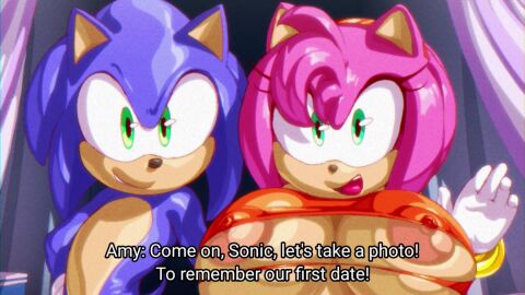 ! !? 1girls 2boys amy_rose angelauxes anthro anthro_female big_breasts blowjob blue_hair cum cum_in_mouth cum_in_nipples cum_on_breasts cumshot english_dialogue english_text excessive_cum green_eyes hedgehog human human_on_anthro hyper_cum image image_set moonstar_art netorare nipples nipples_out nipples_outside ntr penis_in_breasts pink_hair plap sexy sonic_(series) sonic_the_hedgehog sonic_the_hedgehog_(series) sound sound_effects stopwatch tagme time_stop video za_warudo