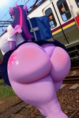 ai_generated equestria_girls friendship_is_magic hips my_little_pony tagme thick thick_ass thick_thighs twilight_sparkle twilight_sparkle_(eg) twilight_sparkle_(mlp) vhsclop115_(artist) video walking