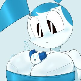 1boy 1girls android ass big_ass big_breasts bigger_female breasts bust busty cartoon_network chest crossover curvaceous curvy curvy_figure cute digital_media_(artwork) female female_focus gynoid height_difference hips hourglass_figure huge_ass huge_breasts humanoid jenny_wakeman large_ass large_breasts larger_female lawgx legs light-skinned_female light_skin male mature mature_female metallic_body my_life_as_a_teenage_robot nickelodeon robot robot_boy robot_girl robot_humanoid robotboy robotboy_(character) shorter_male size_difference slim_waist smaller_male taller_female thick thick_hips thick_legs thick_thighs thighs top_heavy voluptuous voluptuous_female waist white-skinned_female white_body white_skin wide_hips