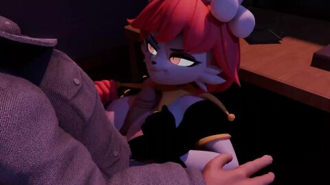 3d animated anthro blowjob boobjob cum cum_in_pussy dominant_female furry in_heat_(game) monsterbox no_sound paizuri poppi_(in_heat) riding_penis tagme thetntwonip video