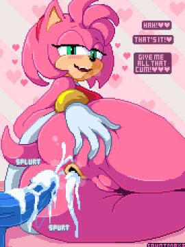 2024 after_anal after_sex amy_rose anthro anus ass balls bodily_fluids bottomless clothed clothing countmoxi cum cum_in_ass cum_inside dialogue dress duo english_text eulipotyphlan female gaping gaping_anus genital_fluids genitals gesture gloves green_eyes hair hand_gesture handwear heart_symbol hedgehog looking_at_viewer looking_back looking_back_at_viewer male mammal multicolored_body open_mouth open_smile penis pink_body pink_hair pussy sega simple_background smile smiling_at_viewer sonic_(series) sonic_the_hedgehog sonic_the_hedgehog_(series) tan_body text two-tone_body v_sign