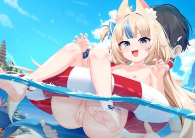 1boy 1girls 2d 2d_animation animal_ears animated bare_shoulders blonde_hair blue_eyes cat_ears chr__h cum cum_in_pussy cum_inside female female_penetrated indie_virtual_youtuber legs light-skinned_female light-skinned_male light_skin long_hair longer_than_30_seconds longer_than_one_minute male moaning nipples nude nude_female nude_male penetration penis penis_in_pussy petite pussy sameko_saba sex small_breasts sound tagme underwater underwater_sex vaginal_penetration vaginal_sex video virtual_youtuber voice_acted vtuber water