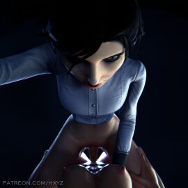 1:1 1futa 1girls 2025 3d 3d_(artwork) alternative_version alternative_version_available angry_expression angry_face big_breasts bioshock bioshock_infinite blender blender_(artwork) blender_cycles blue_eyes breasts busty clothed clothing cowgirl_position dark_hair depth_of_field dress elizabeth_comstock eye_contact faceless_futa fanart female_focus female_on_top female_penetrated futa_on_female futa_penetrating futanari hand_on_thigh hi_res hourglass_figure hourglass_figured_female hxyz intersex looking_at_viewer nipples nude nude_futa patreon patreon_username png pov pov_eye_contact riding riding_penis sex simple_background small_breasts url vaginal_penetration watermark