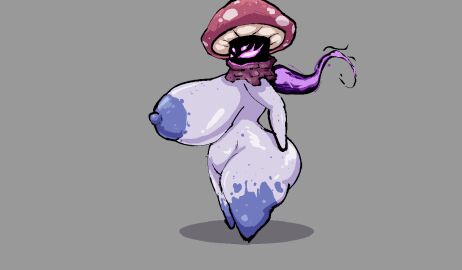 2d 2d_(artwork) ass big_areola big_ass big_breasts big_thighs blue_areola breasts female glowing_eyes gothina gothina_nsfw grey_skin huge_ass huge_breasts hyper_breasts mushroom mushroom_girl mushroom_humanoid naked night_cap_(pvz:bfn) nude plant_girl plants_vs_zombies plants_vs_zombies:_battle_for_neighborville purple_eyes scarf shortstack side_view thick_ass thick_thighs